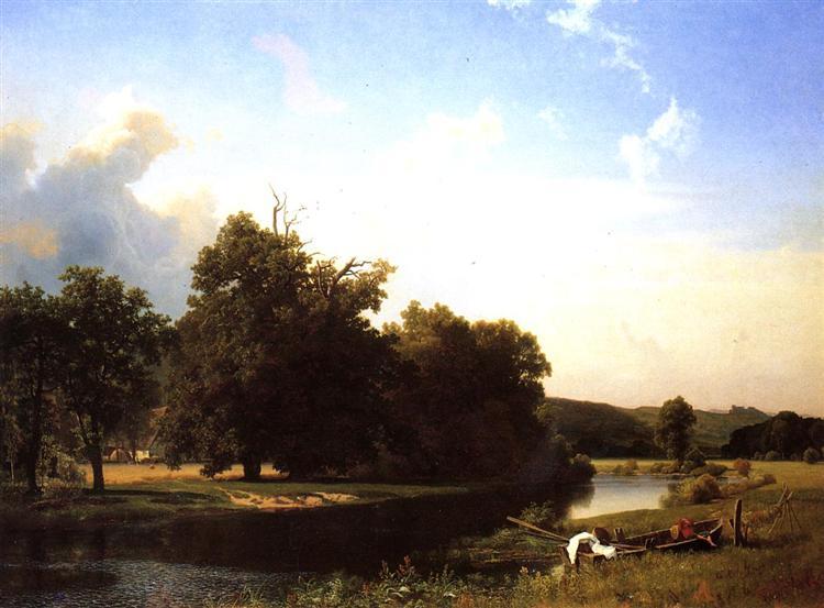 Albert Bierstadt Oil Painting Westphalia